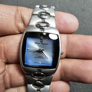 Charles Raymond Ladies Fashion Quartz Watch Silver Tone Working Y2k Style Watch